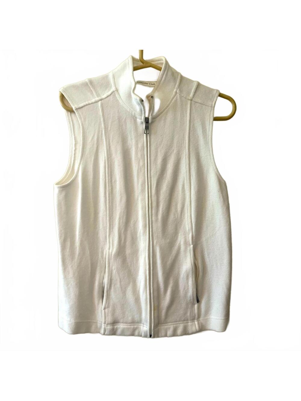 Coldwater Creek White Vest